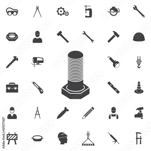 bolt icon. Construction icons universal set for web and mobile