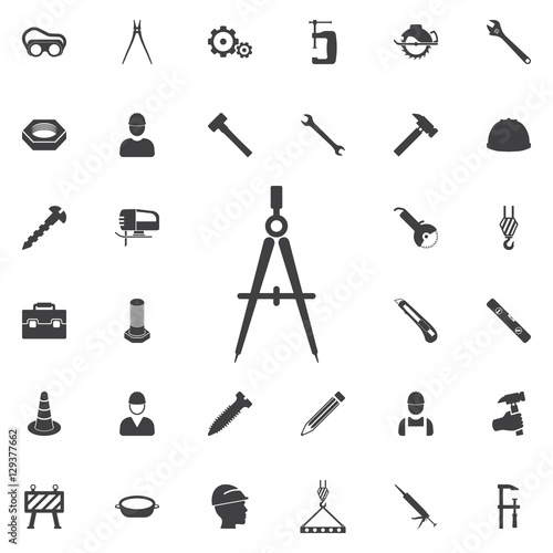 compass icon. Construction icons universal set for web and mobile