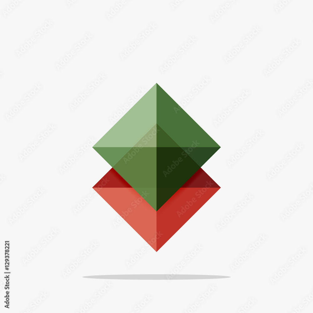 Vector blank abstract squares background