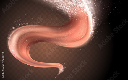 Elegant glitter particles elements