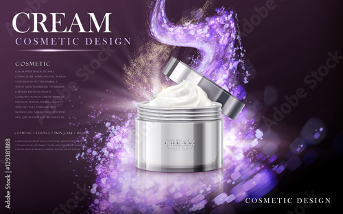 cream cosmetic design
