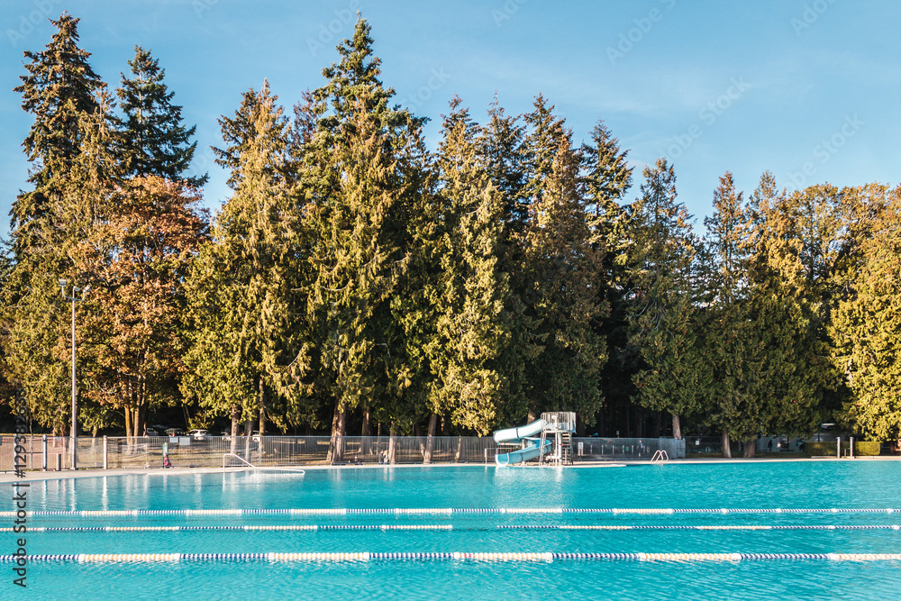 Second Beach Pool near Stanley Park in Vancouver, Canada