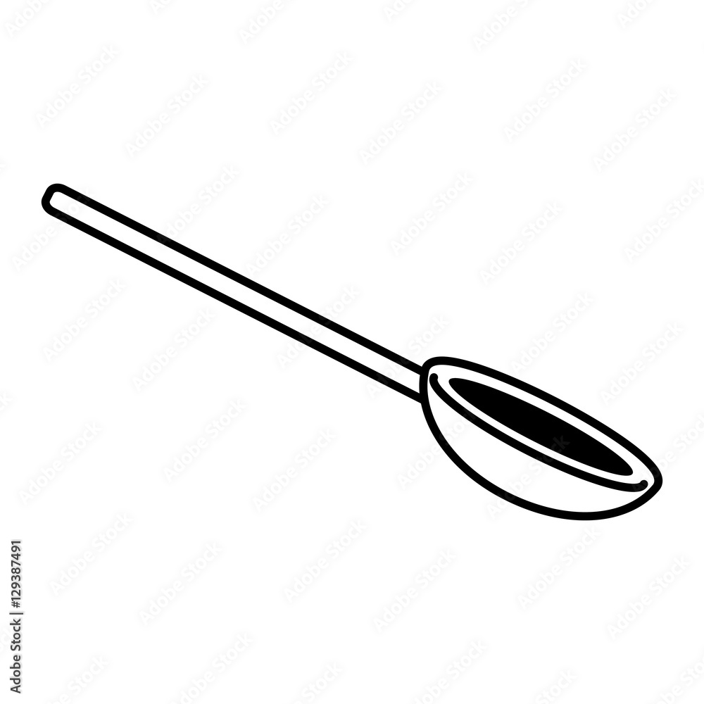 ladle with hot soup cook kitchen outline vector illustration eps 10 ladle with hot soup cook kitchen outline vector illustration eps 10