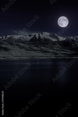 Moonlit Landscape © bartsadowski