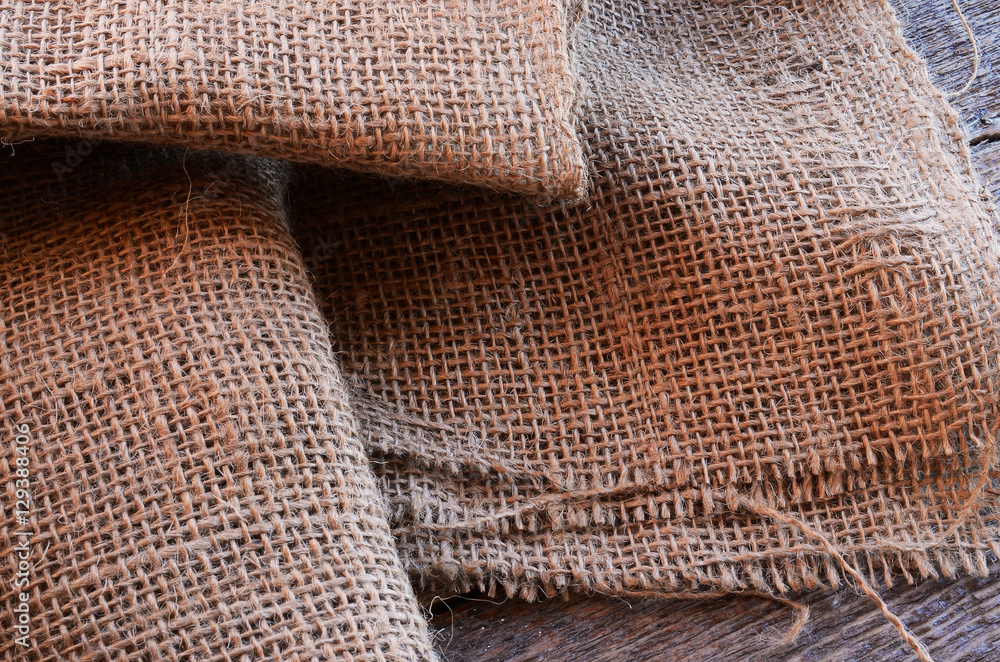 Folded Burlap Fabric Folded Burlap Fabric