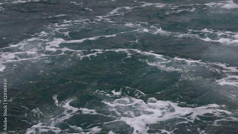 water from under the engine - Slow Motion