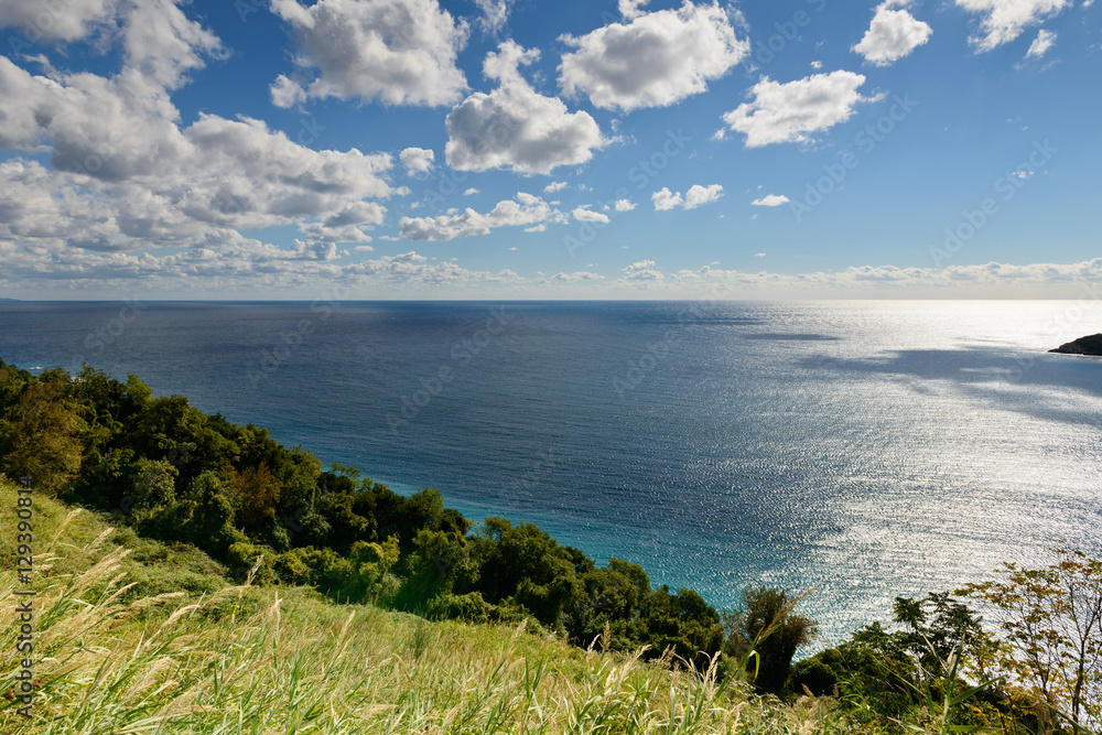 Mediterranean sea coastline