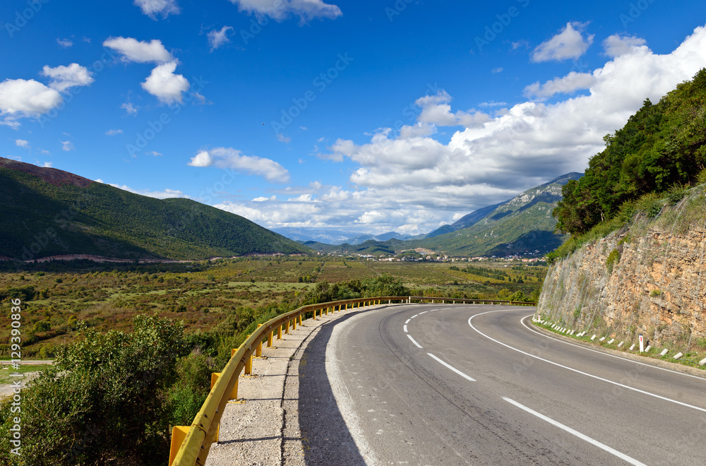 Obraz premium Adriatic highway