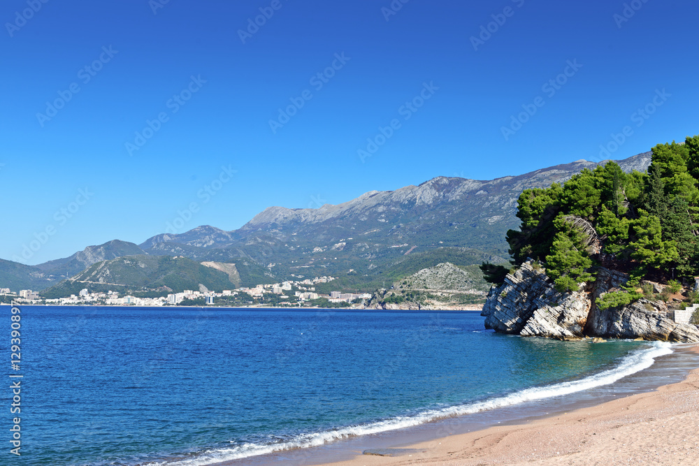 Mediterranean sea coastline