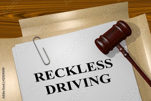 Εκτύπωση καμβά Reckless Driving - legal concept
