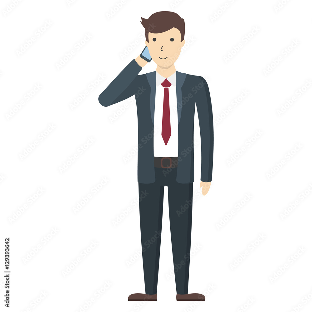 Isolated businessman Funny handsome businessman in suit on white background. Isolated businessman Funny handsome businessman in suit on white background.