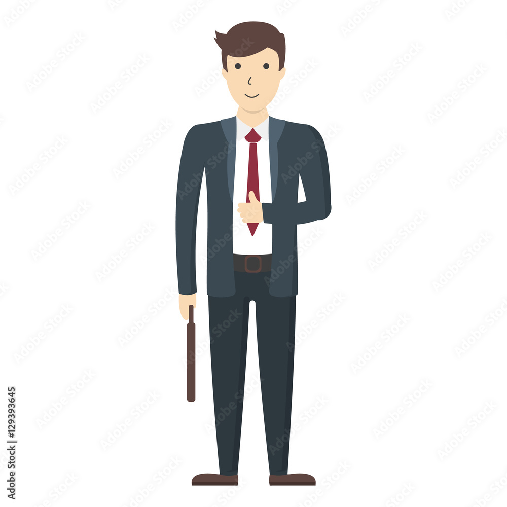 Isolated businessman Funny handsome businessman in suit on white background. Isolated businessman Funny handsome businessman in suit on white background.