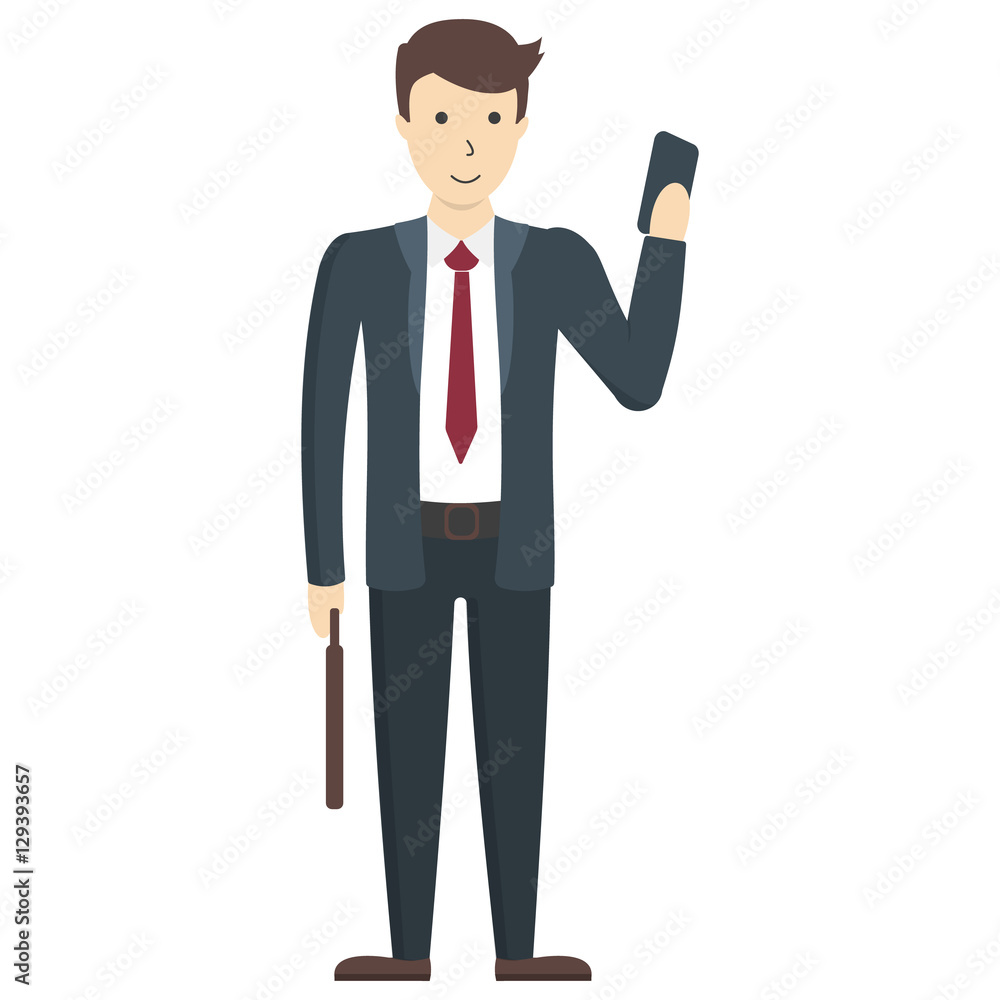 Isolated businessman Funny handsome businessman in suit on white background. Isolated businessman Funny handsome businessman in suit on white background.