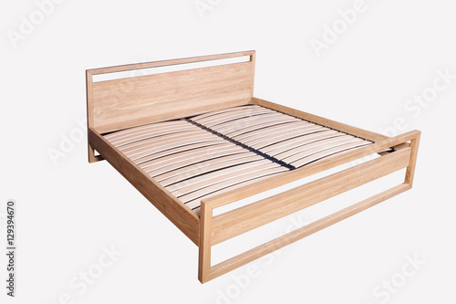 Wooden frame made of oak bed