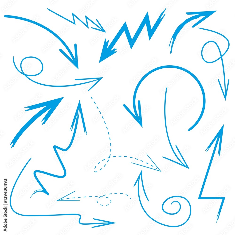 doodle arrows doodle arrows