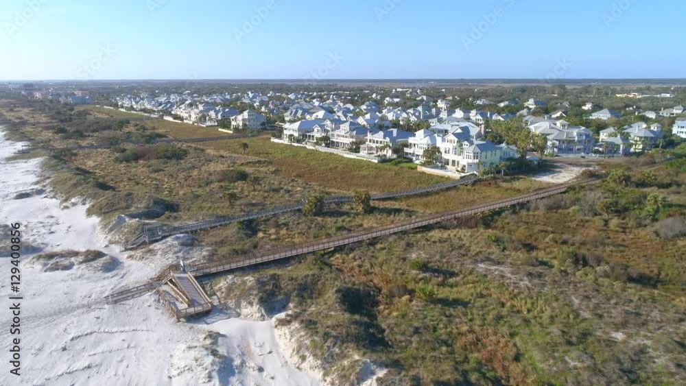 Stock video of beach homes in St Augustine Beach FL Stock video of beach homes in St Augustine Beach FL