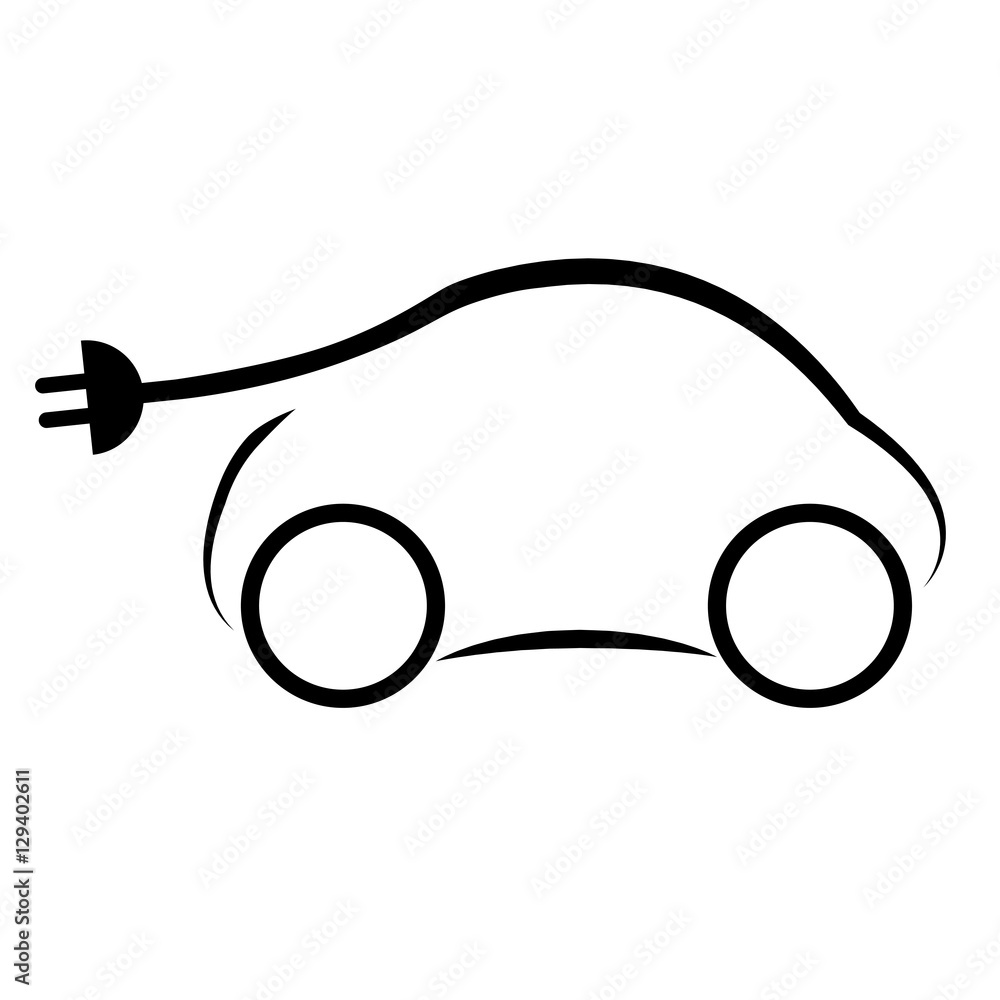 eco friendly electric car icon image vector illustration design eco friendly electric car icon image vector illustration design