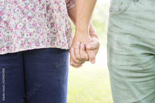 Olderly Couple Happiness Romantic Holding Hand Concept © Rawpixel.com
