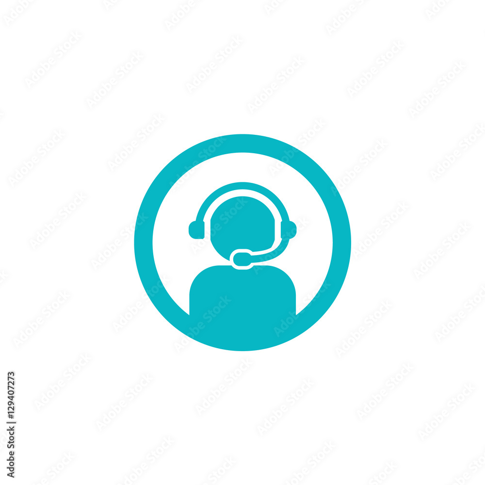 Call center, customer service icon. Vector, eps. Call center, customer service icon. Vector, eps.