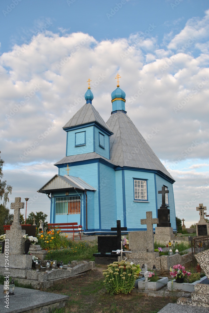 Drewniana cerkiew na Podlasiu