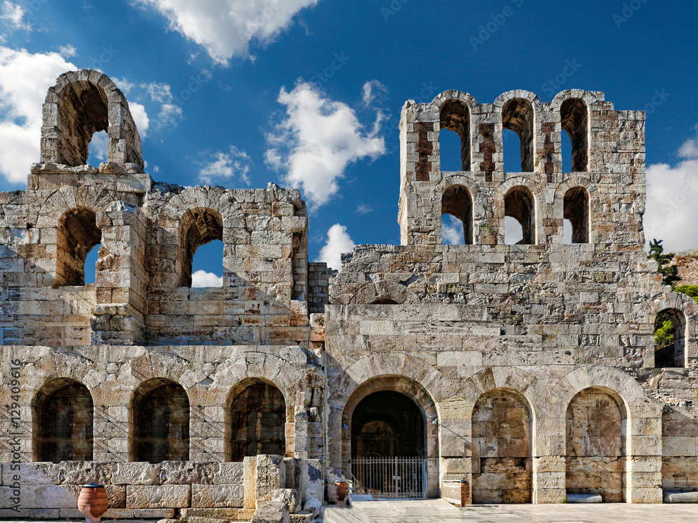 The Odeon of Herodes Atticus, Greece