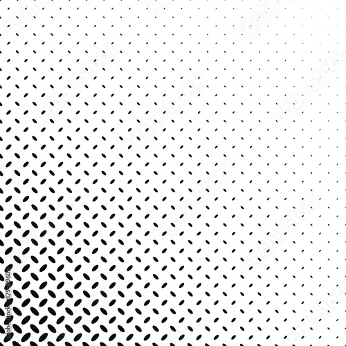 Abstract monochrome diagonal ellipse pattern