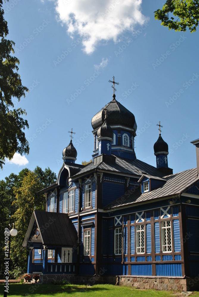 Zabytkowa cerkiew na Podlasiu