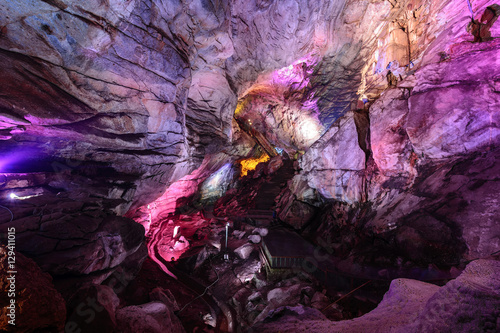 Colorful Borra Caves located on the East Coast of India