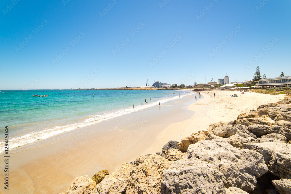 Beach at Fremantle, Australia.