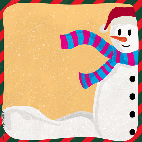 Snowman for Christmas celebration.