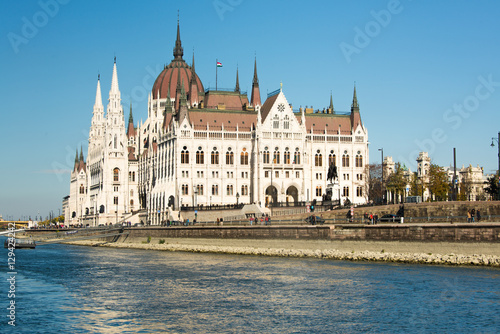 Budapest, Hungary, Danube area, parliament © helentopper