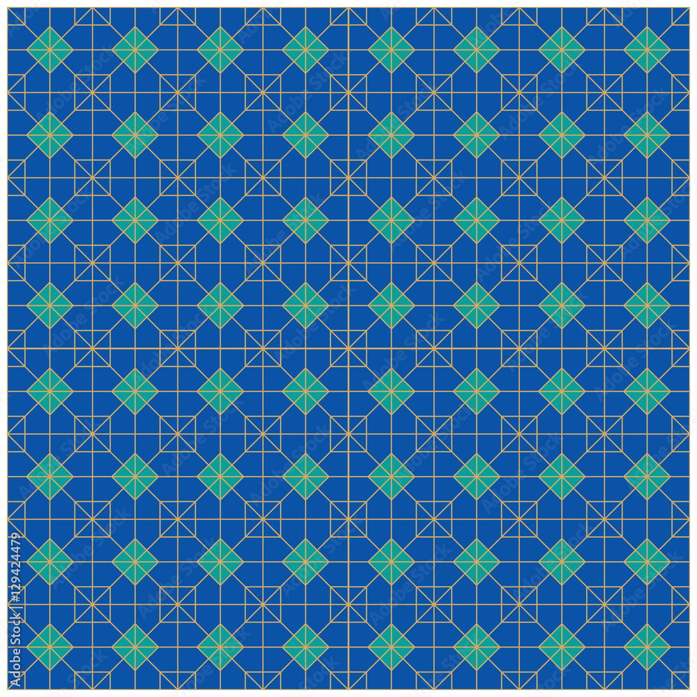 Seamless oriental geometric patterns Seamless oriental geometric patterns
