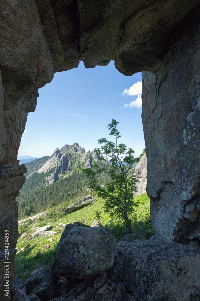 Arch in the mountains of the Western Sayan