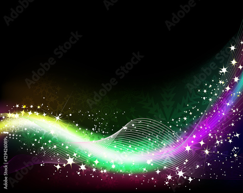 Christmas abstract shine background. Vector photo