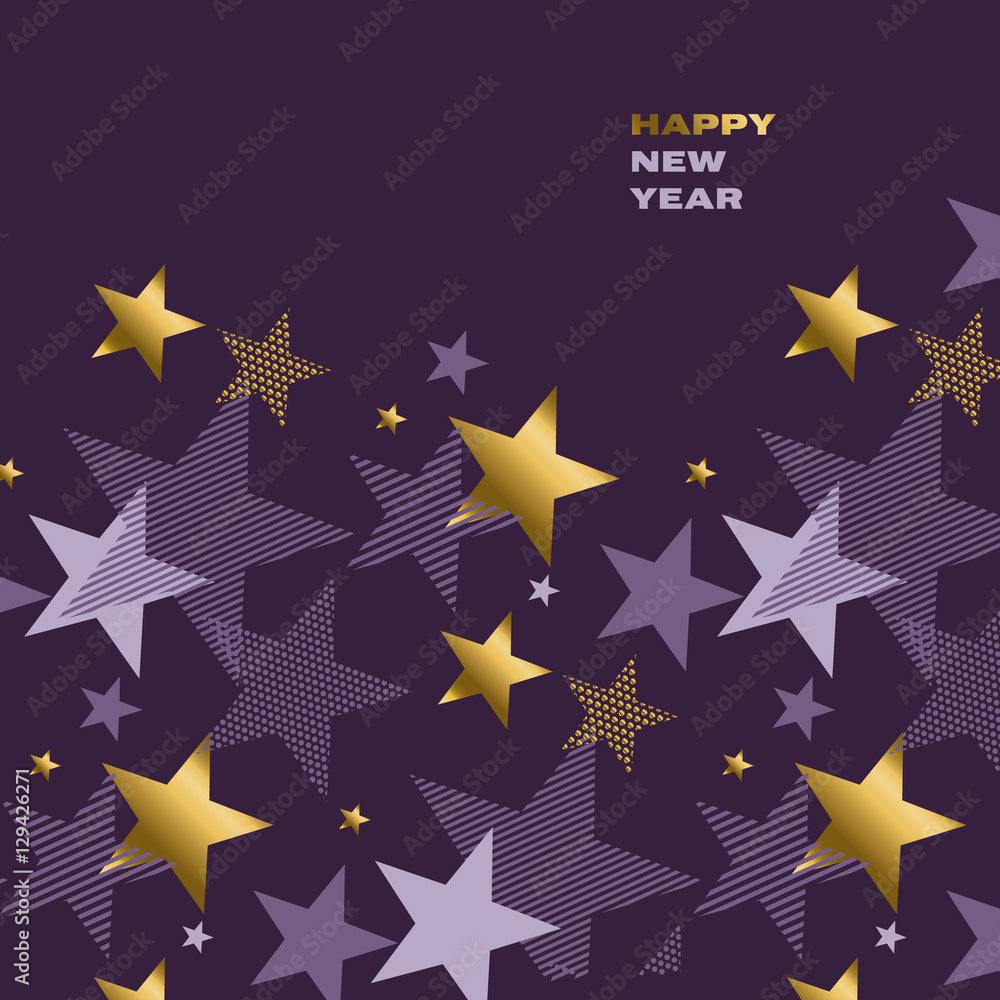 Fototapeta premium concept abstract starry night vector illustration. modern style