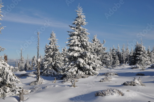 Winter im tschechischen Riesengebirge/Krkonoše © Buesi