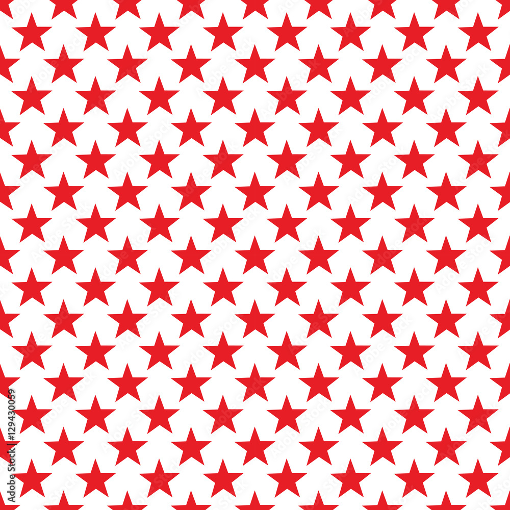 Star red seamless pattern Star red seamless pattern