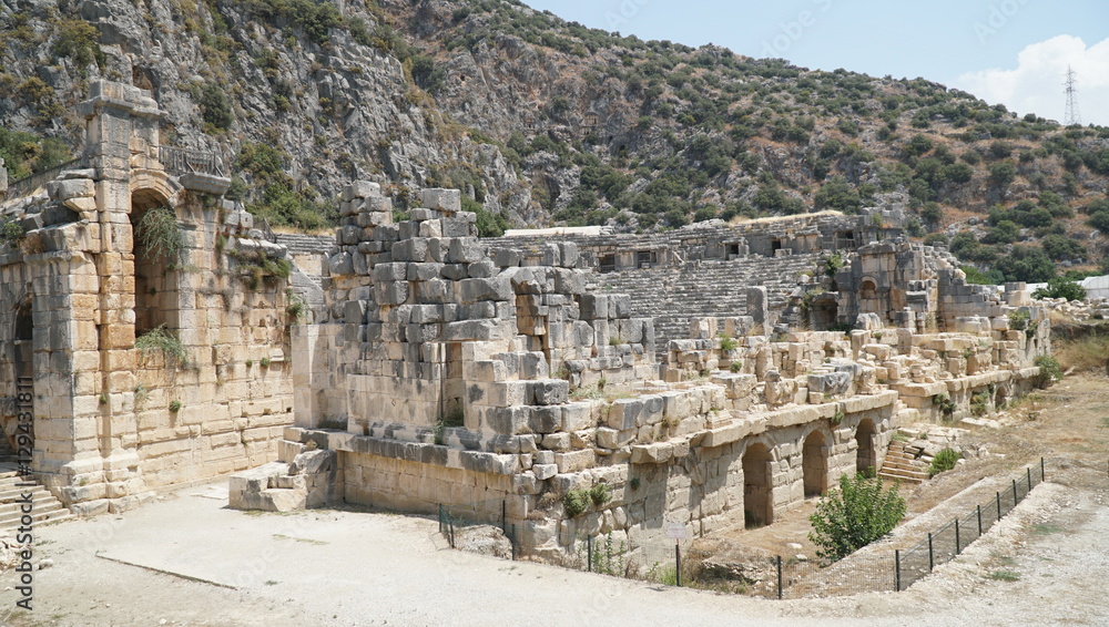 Myra Ancient city in Demre, Antalya - Turkey