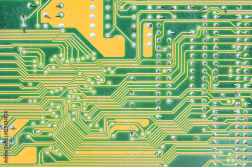 Green circuit board electronic for background/texture.