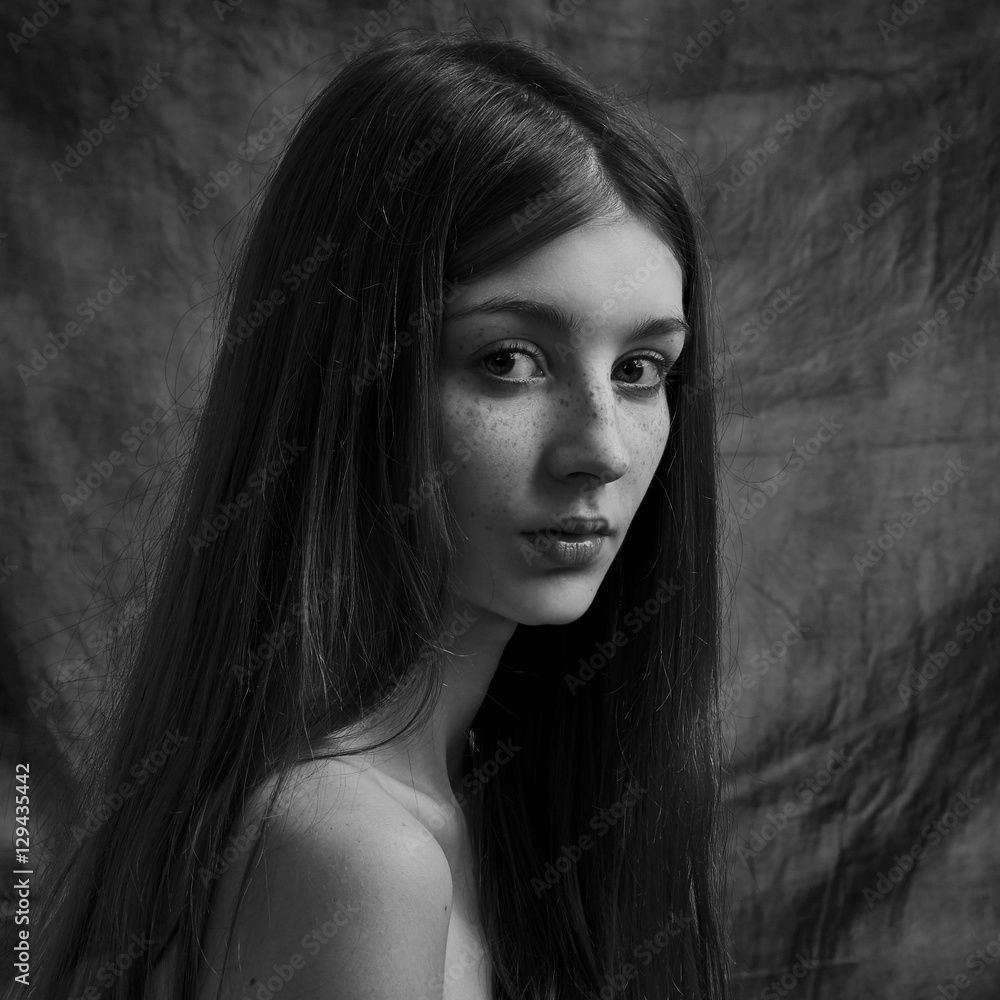 black and white portrait photography studio