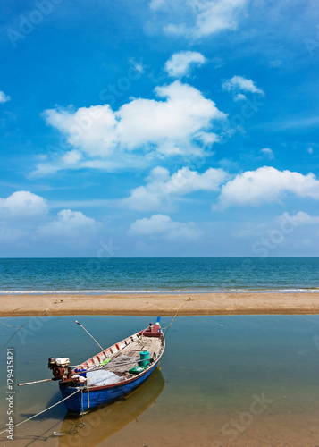 Fishing boat on daylight