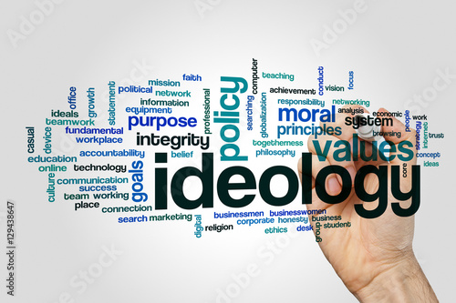 Φωτογραφία Ideology word cloud concept