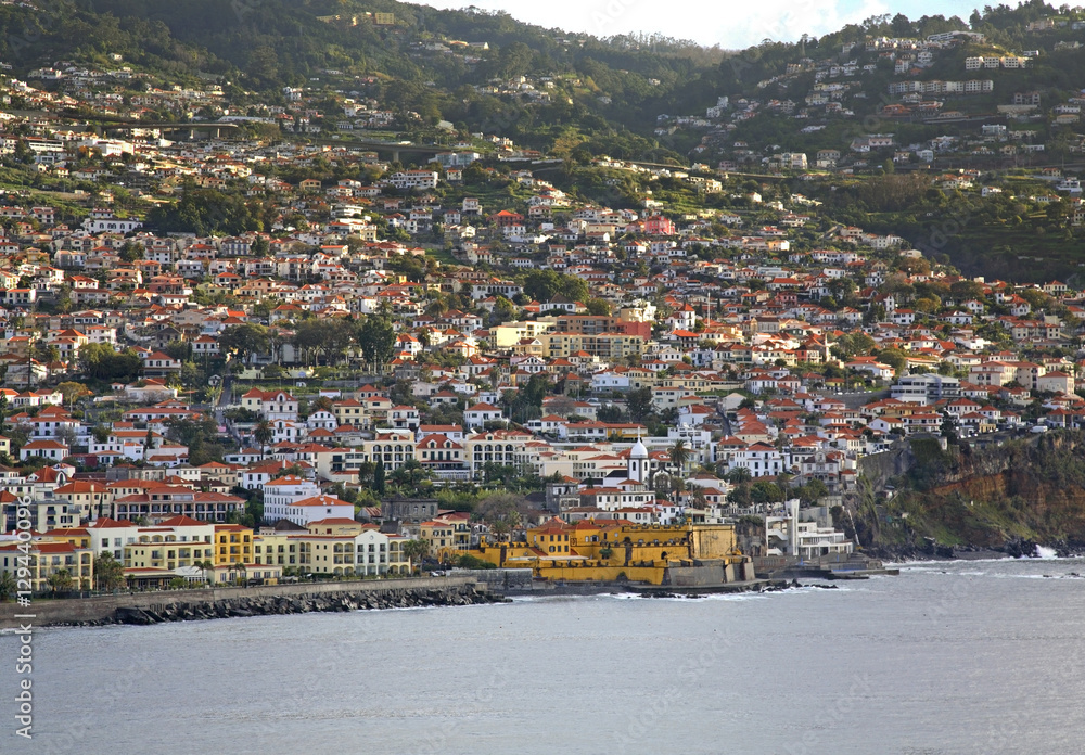 View of Funchal. Madeira island. Portugal