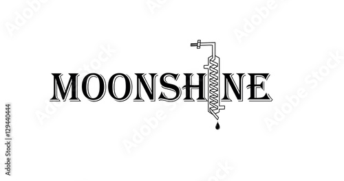 Canvastavla Moonshine