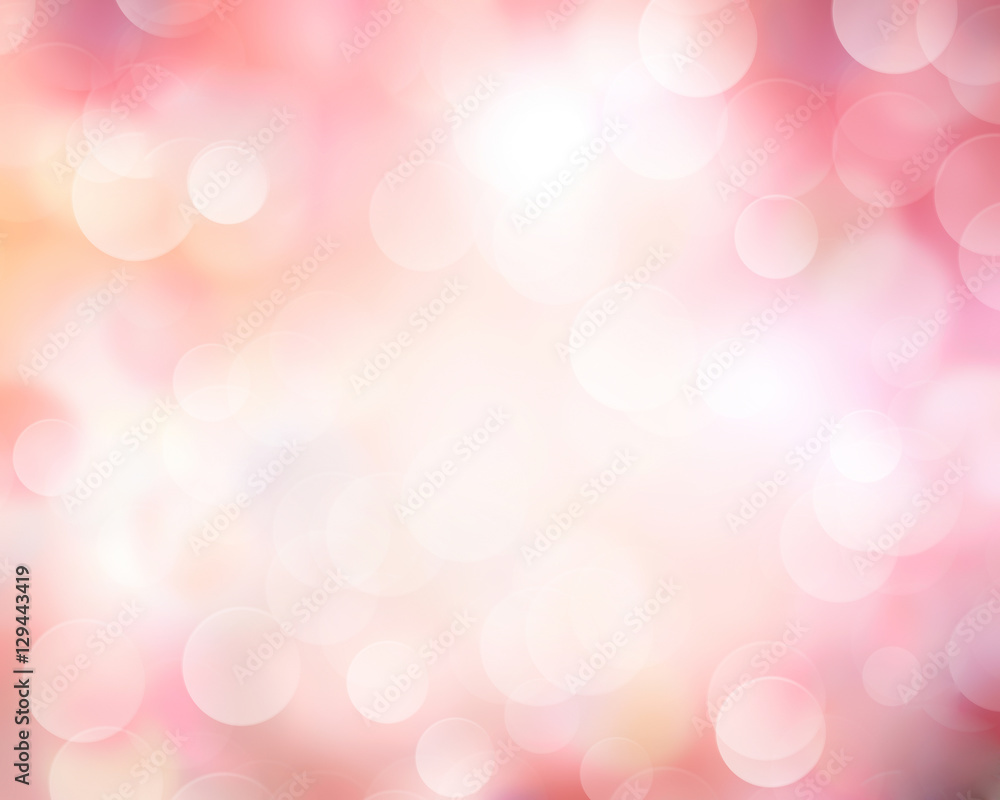 Abstract pink and bokah background blur.