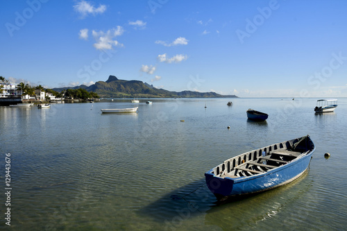 Wallpaper Mural MAHEBOURG, MAURITIUS - View of the fishing landing station Torontodigital.ca