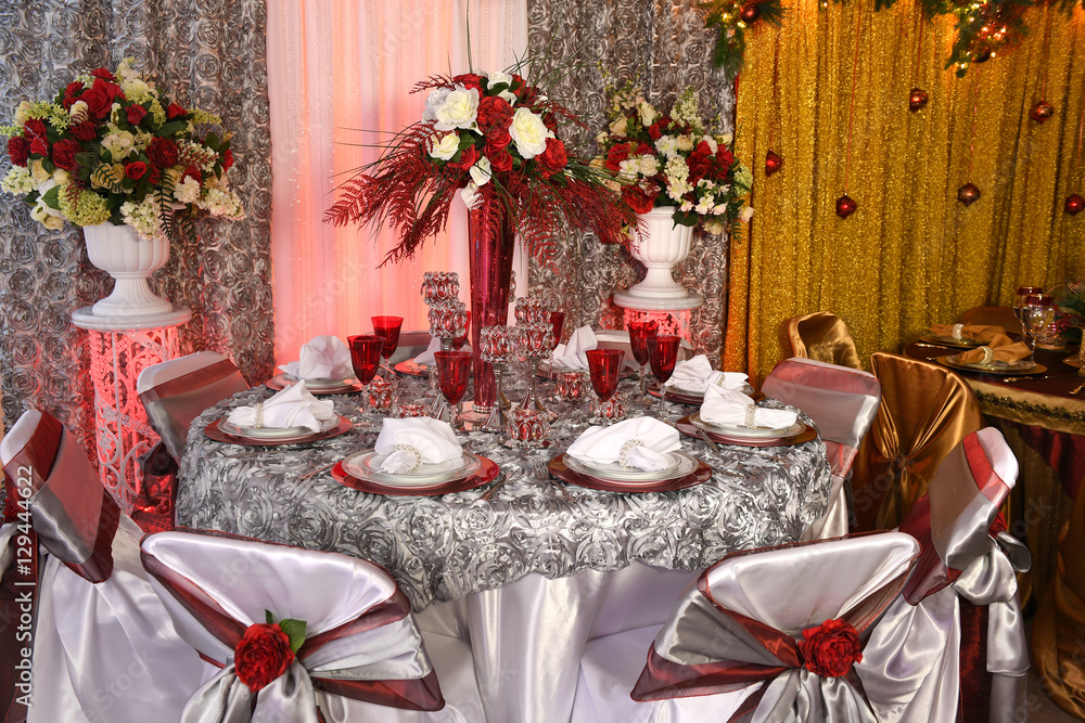 Table Decorated for Special Event Table Decorated for Special Event