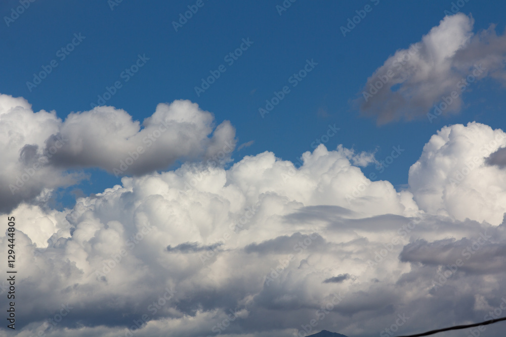 Big white clouds in the sky Big white clouds in the sky