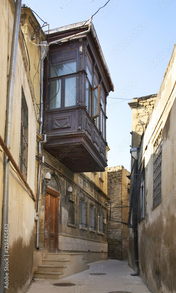 Old town in Baku. Azerbaijan   