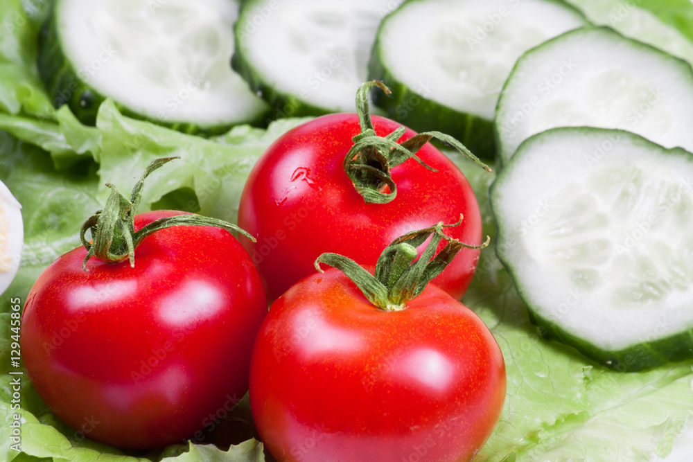 Ripe fresh tomato close up Ripe fresh tomato close up
